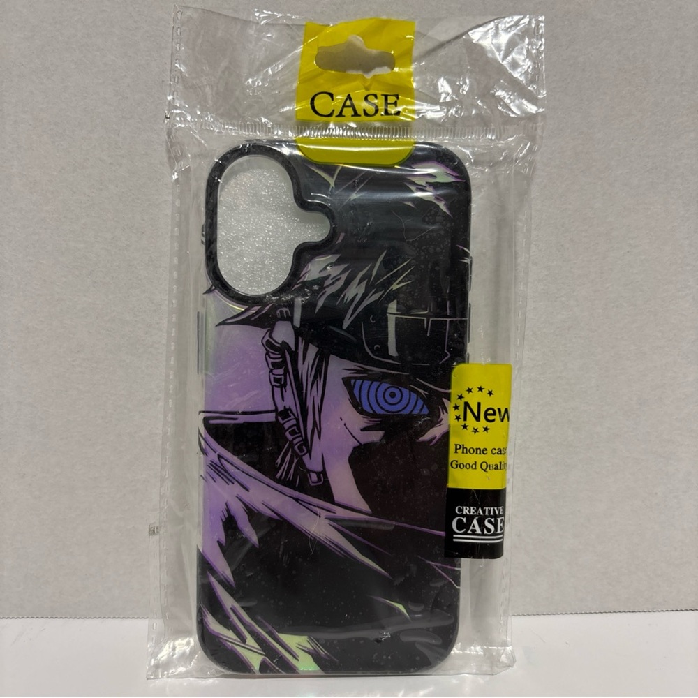 Keaittyss Cool Green Laser Anime Pattern Design Phone Case For iPhone 16